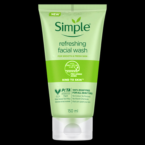 Simple Kind To Skin Refreshing Facial Wash 150ml